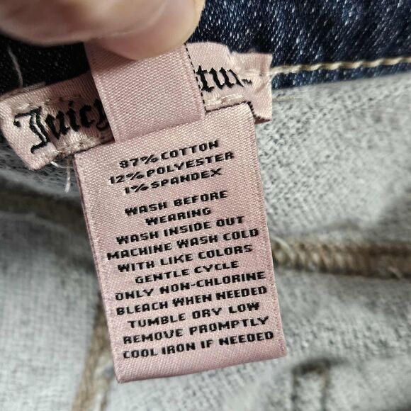 Juicy Couture Womens size 8 Jegging Stretch Mid Rise Medium Wash - Picture 7 of 8